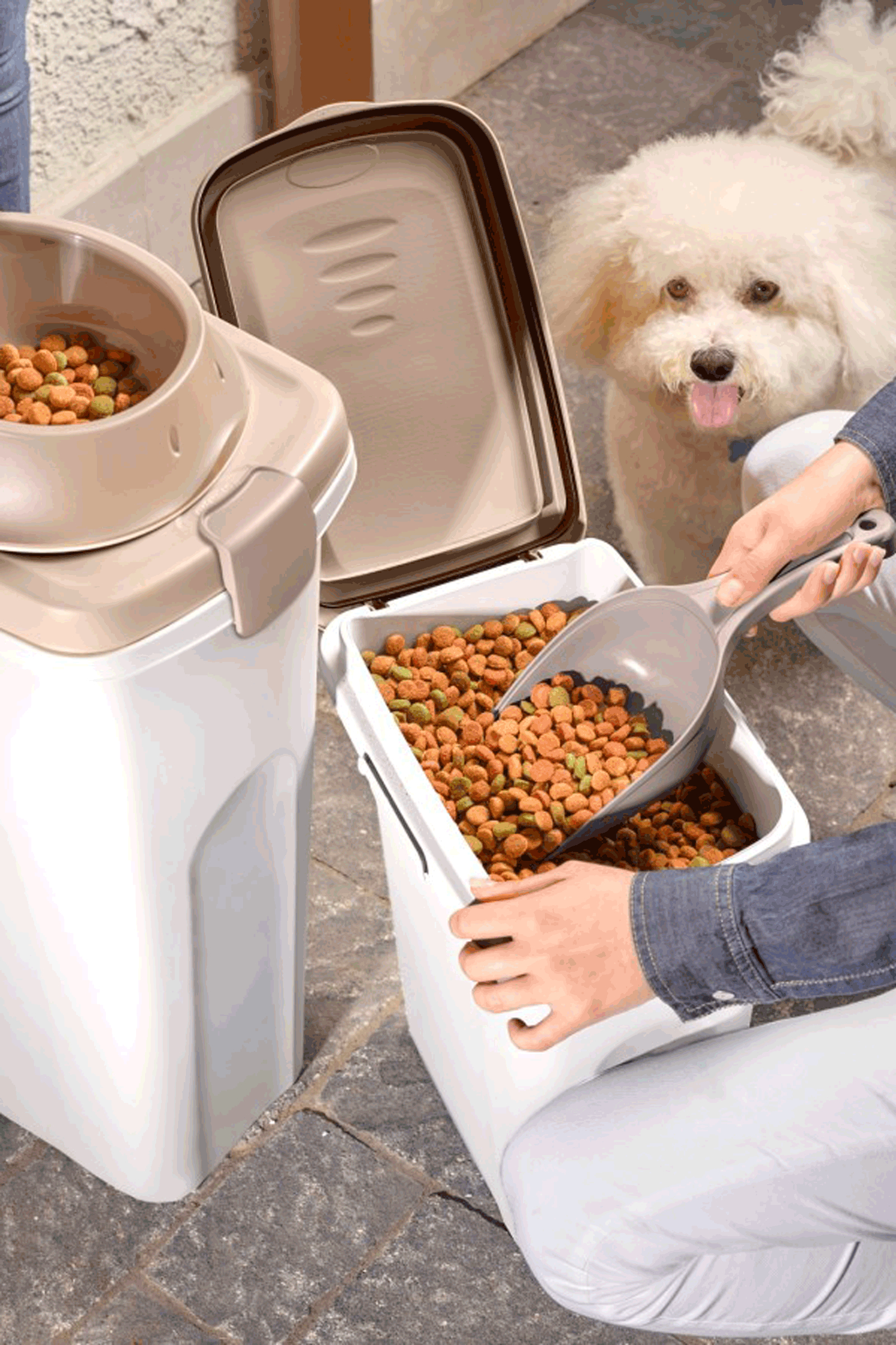 Contenedor para pienso Kerbl, 25 l