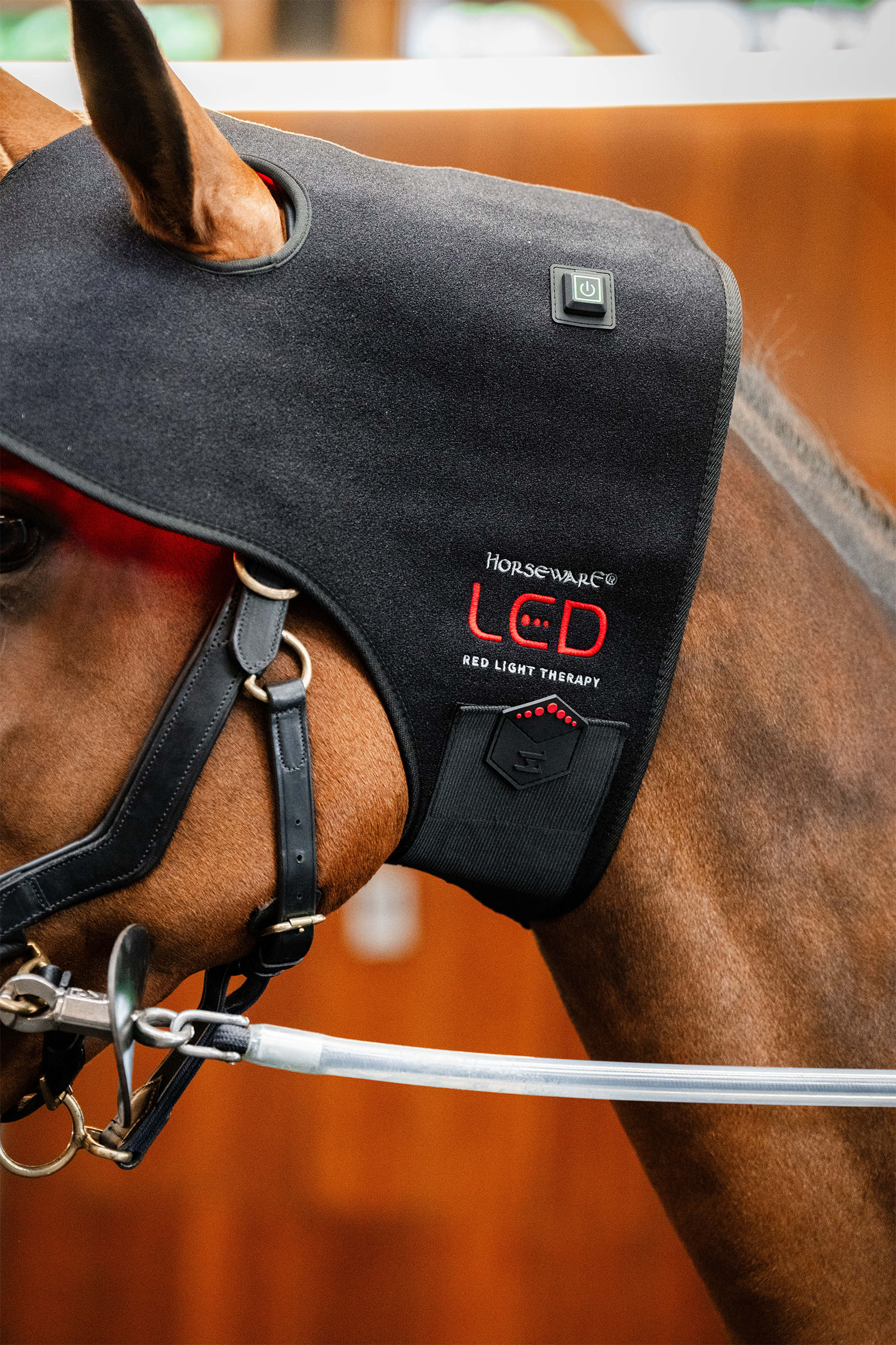Horseware gorra terapéutica LED de luz roja para la nuca