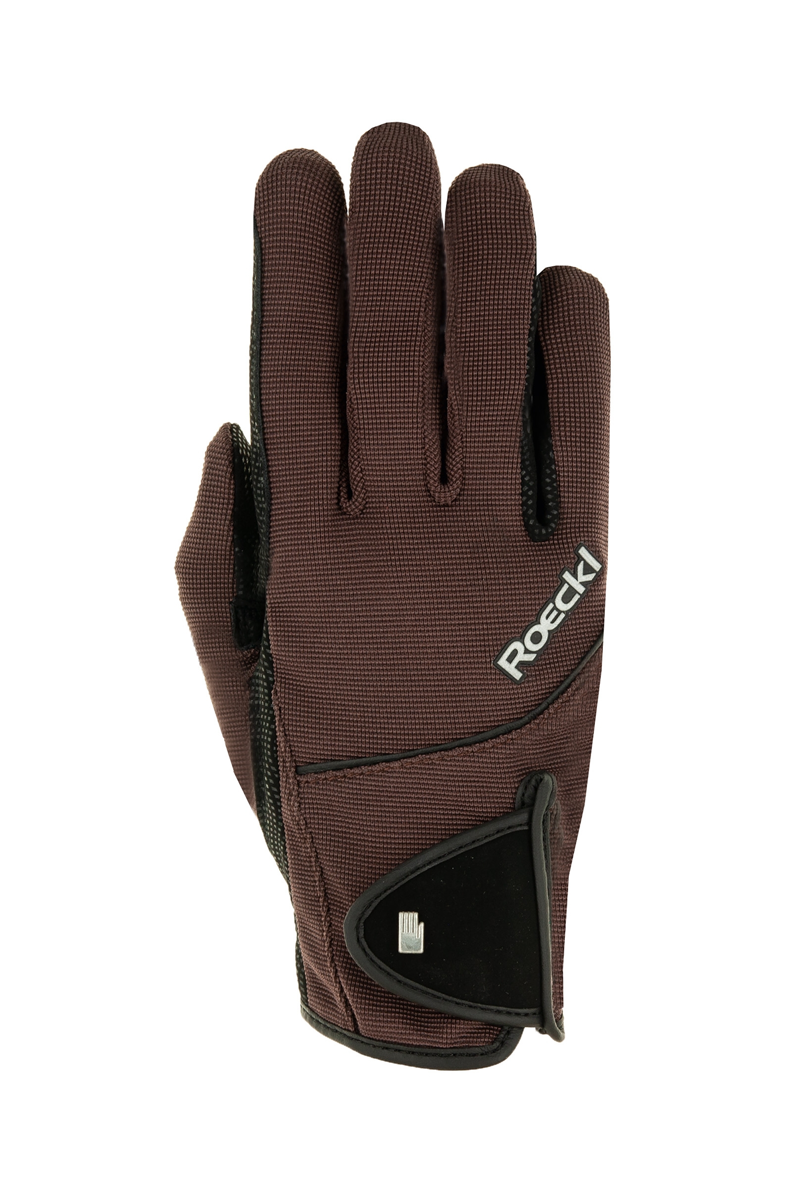 Dark Brown Guantes de Equitación de Invierno Roeckl Milano