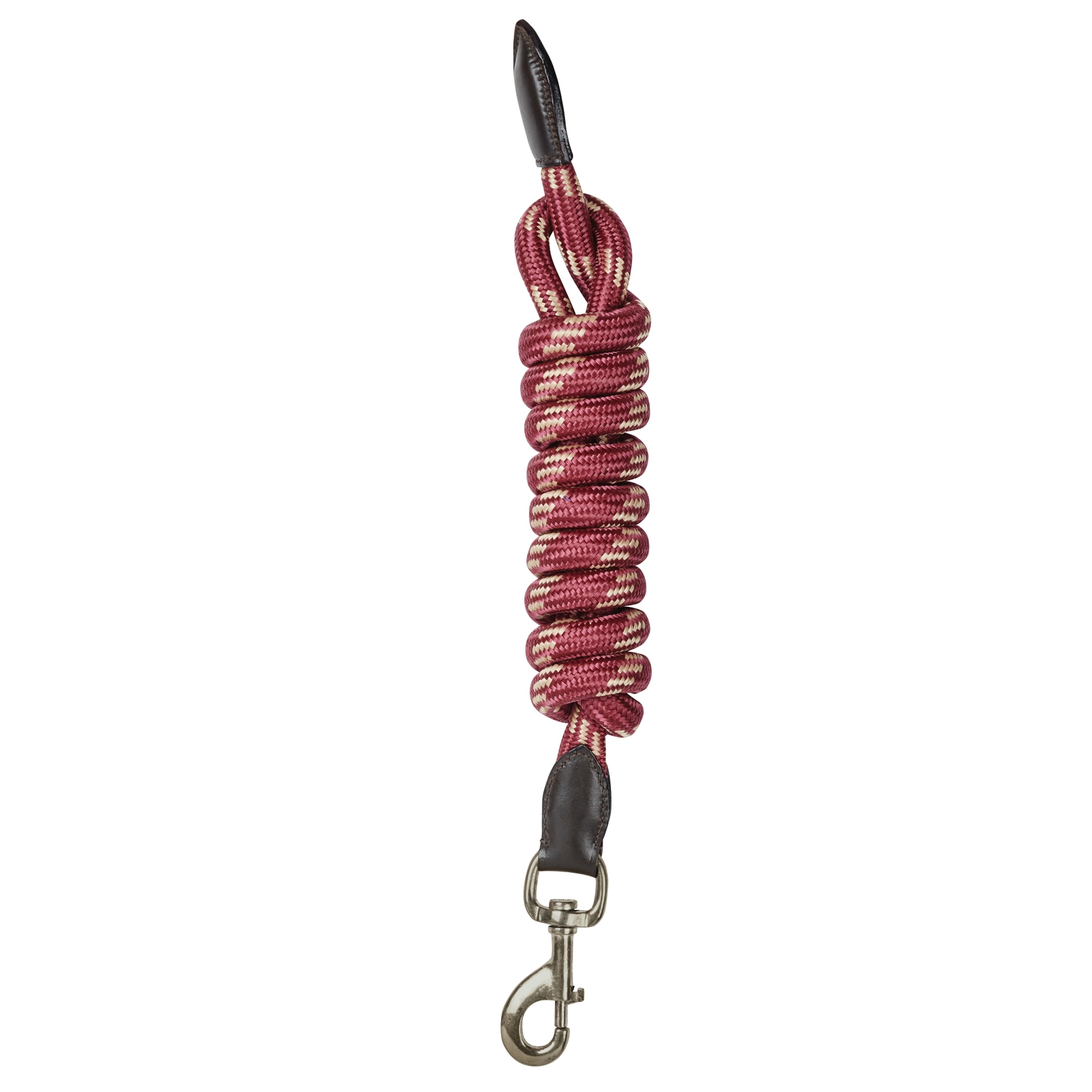 Dark Red/Off-white Kincade Rope Leather Lead