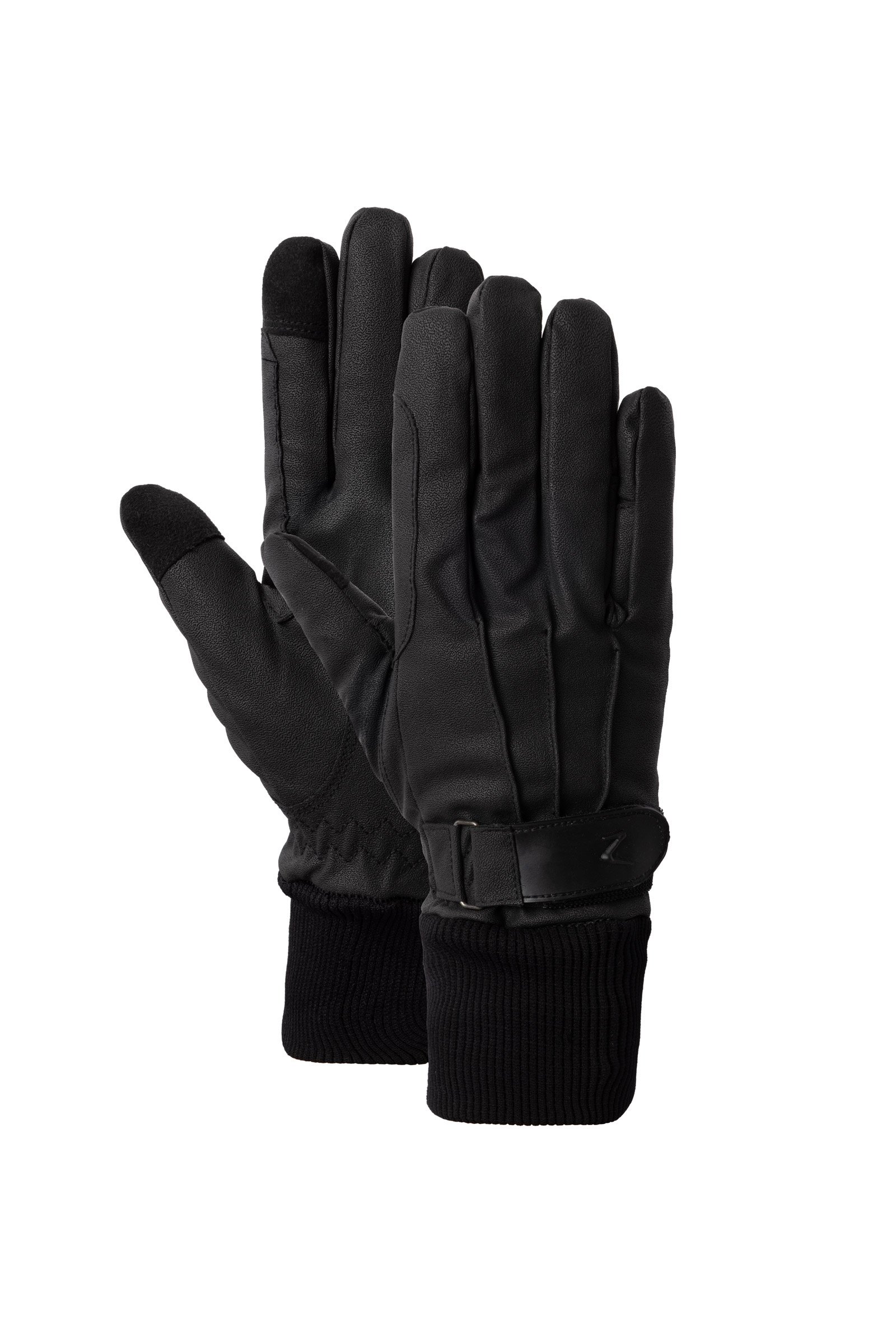 Guantes de Cuero PU Revestidos con Polar Horze
