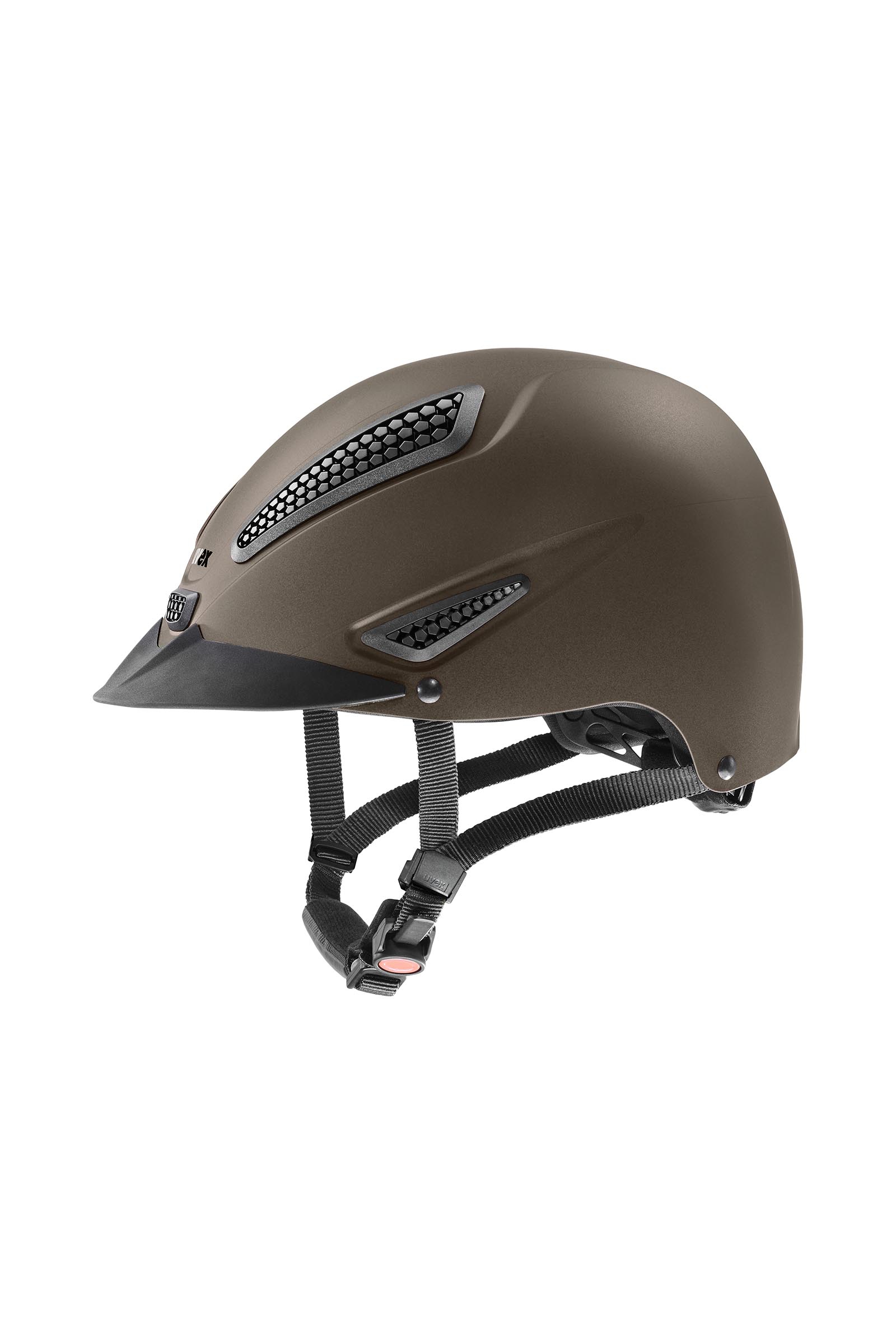 brown mat Uvex Perfexxion III Casco de Equitaci&oacute;n