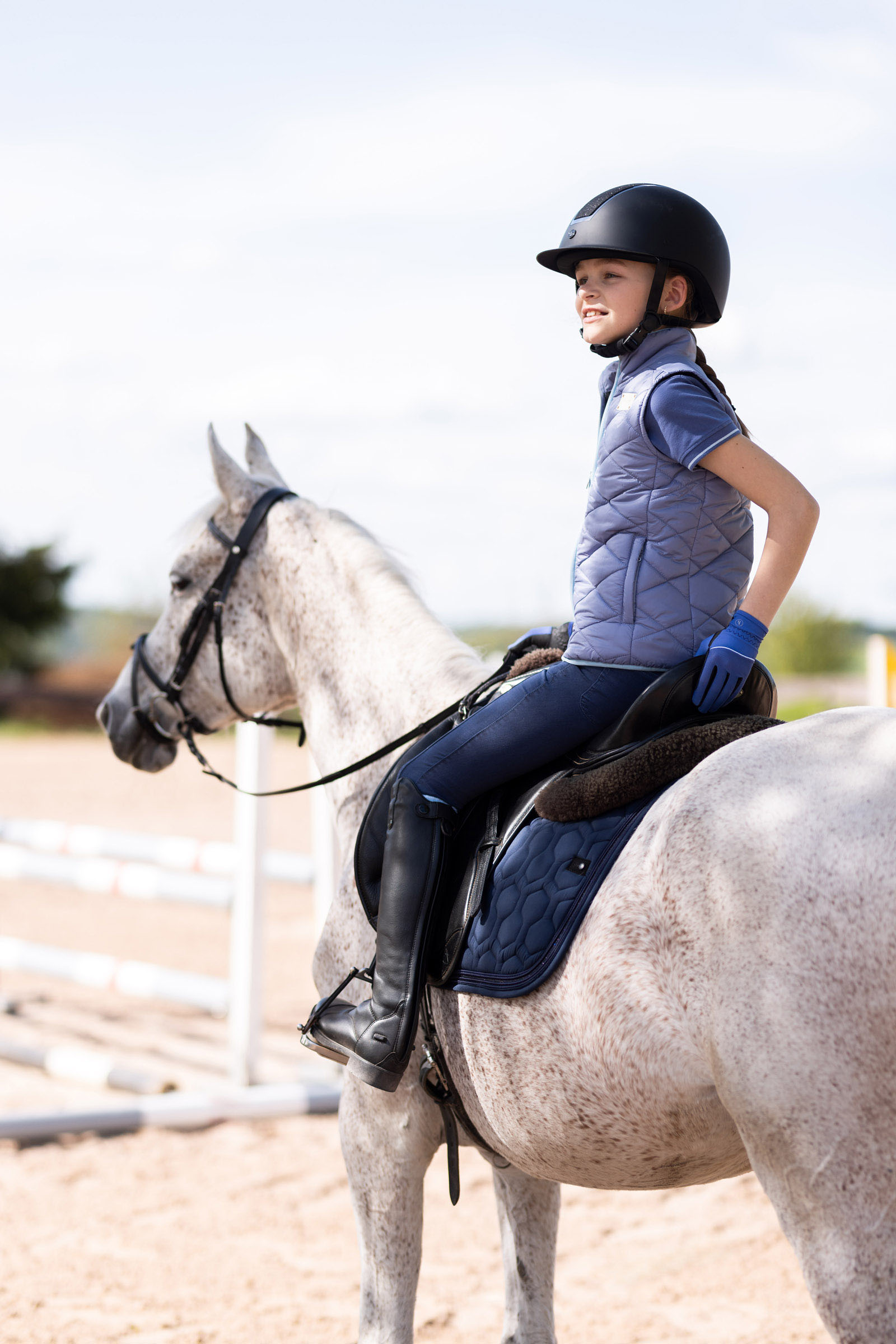 Chaleco de Equitación para Niños Horze Selina