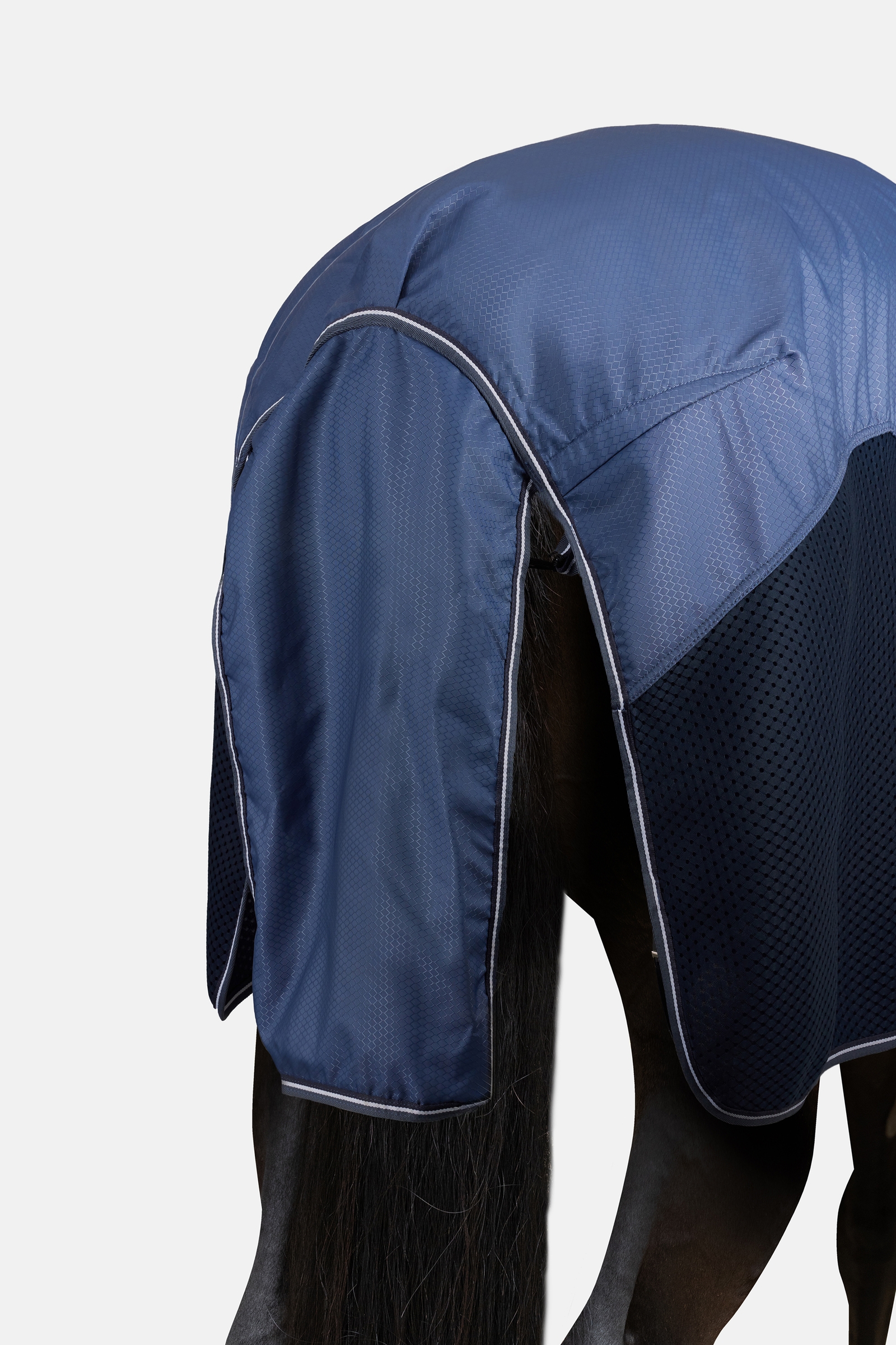 Horze Aircool 3D manta de exterior impermeable con cuello desmontable