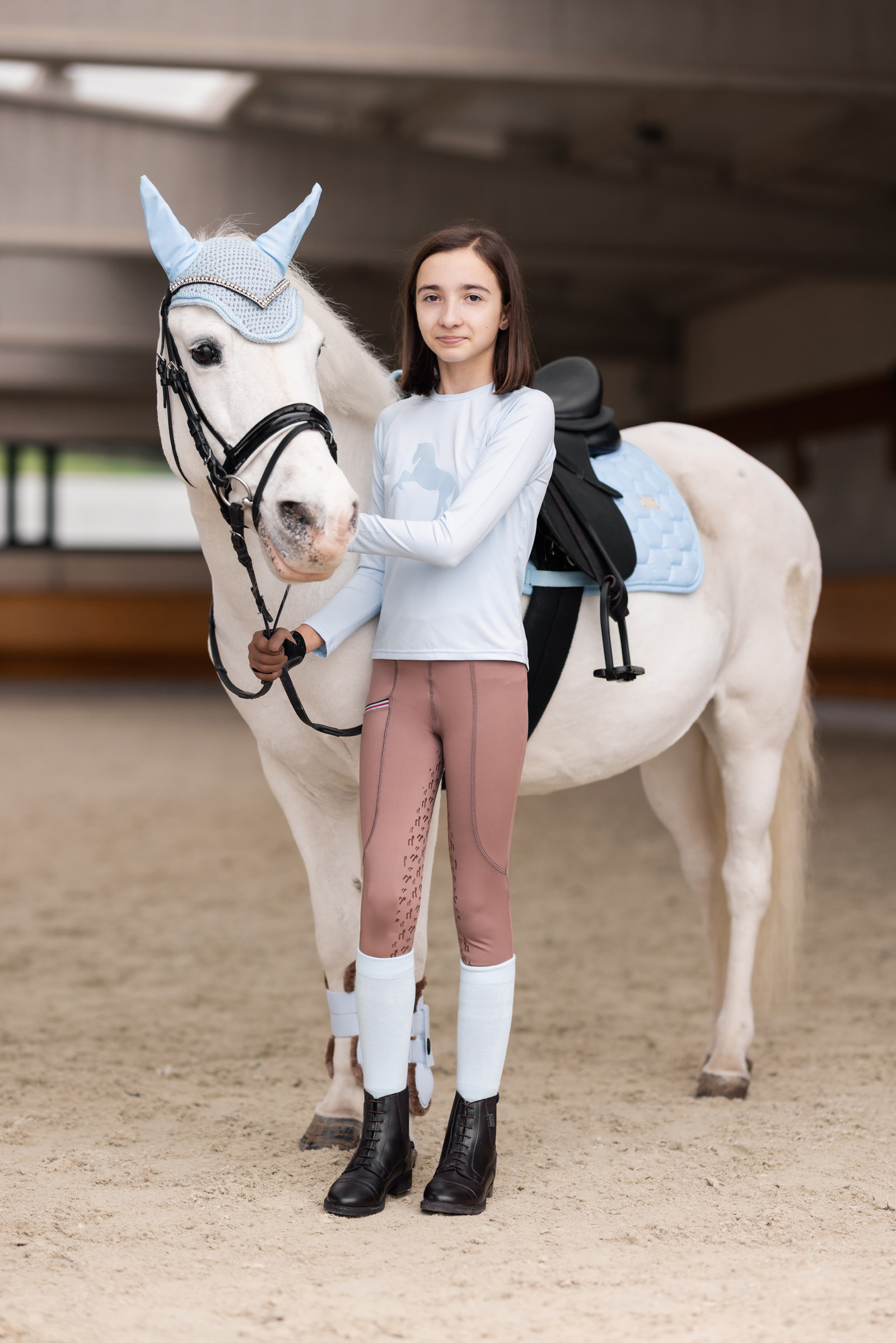 Camisa Funcional de Manga Larga para Ni&ntilde;os Horze Flora