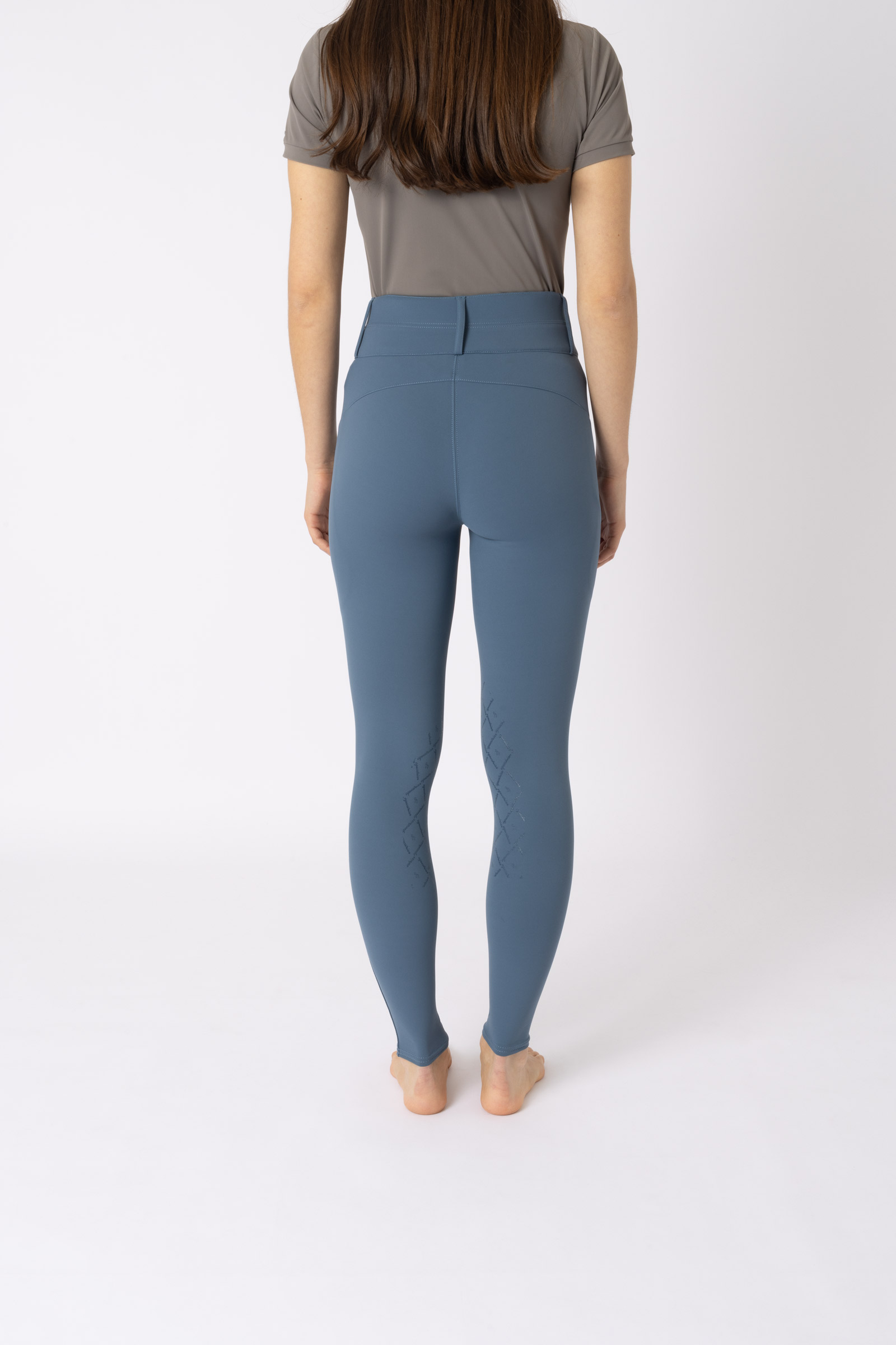Pantalones de Montar con Refuerzo de Rodilla y Cintura Alta para Mujer Horze Sophie