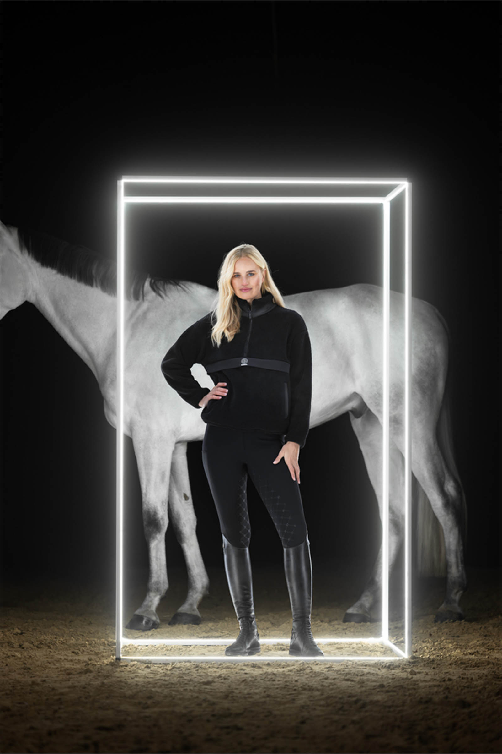 Eskadron Dynamics AW25 sudadera con media cremallera y tejido teddy