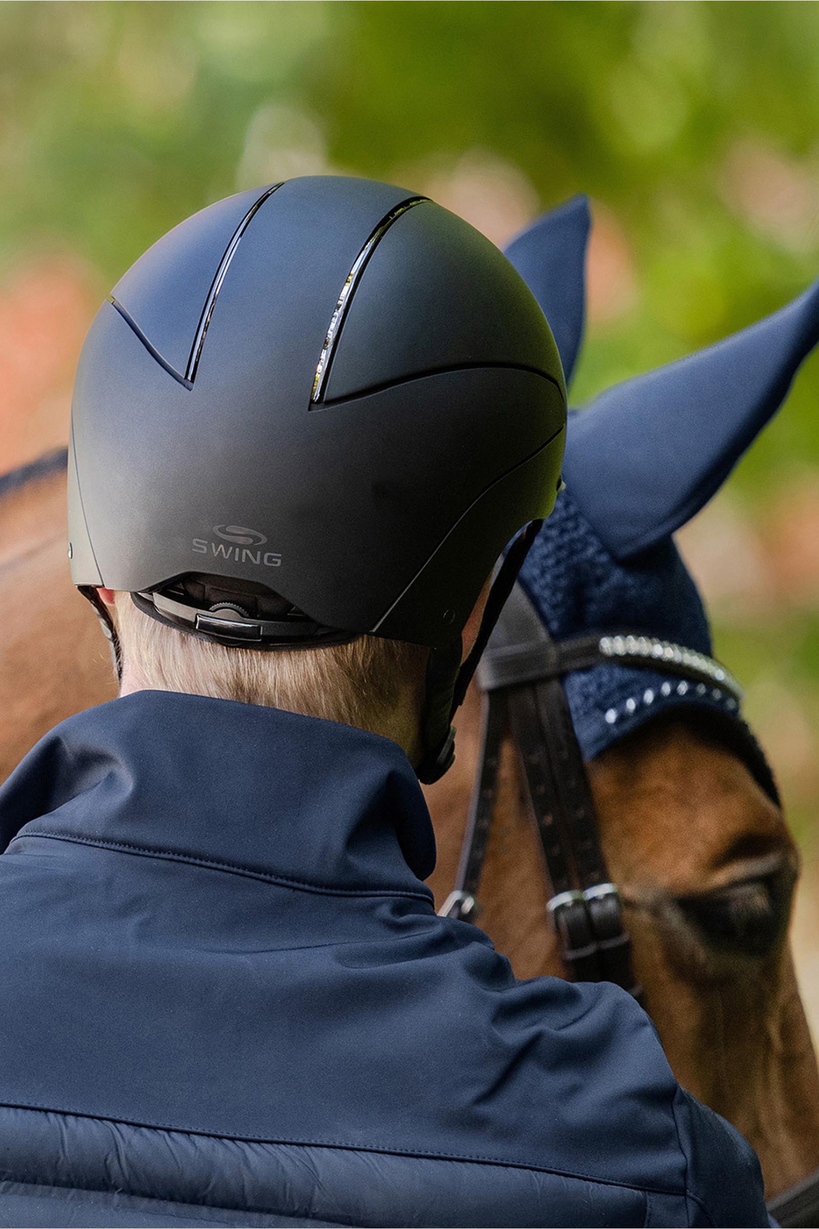 SWING H24 Chrome casco de equitaci&oacute;n