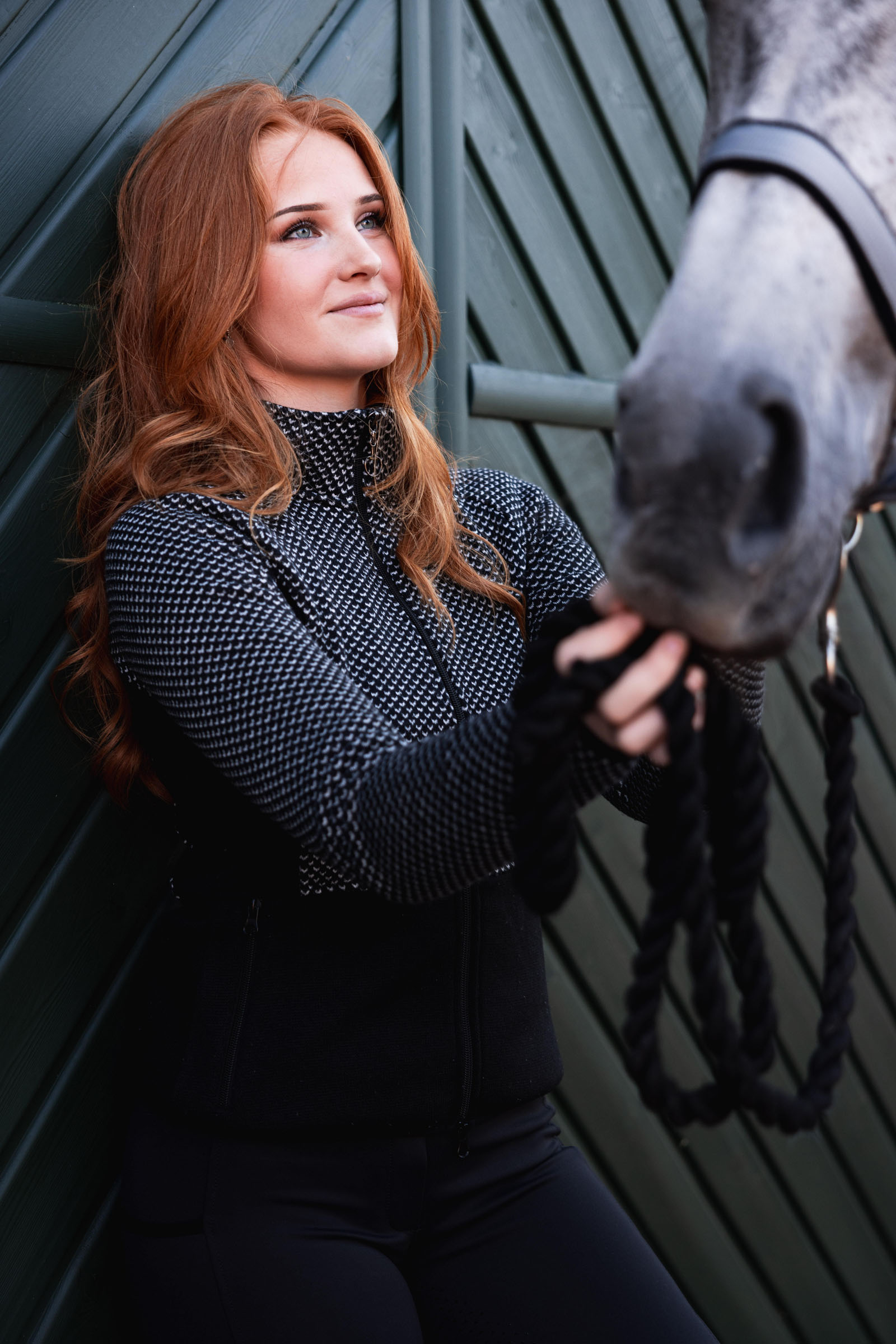 Horze Neve Chaqueta de Fleece para Equitaci&oacute;n