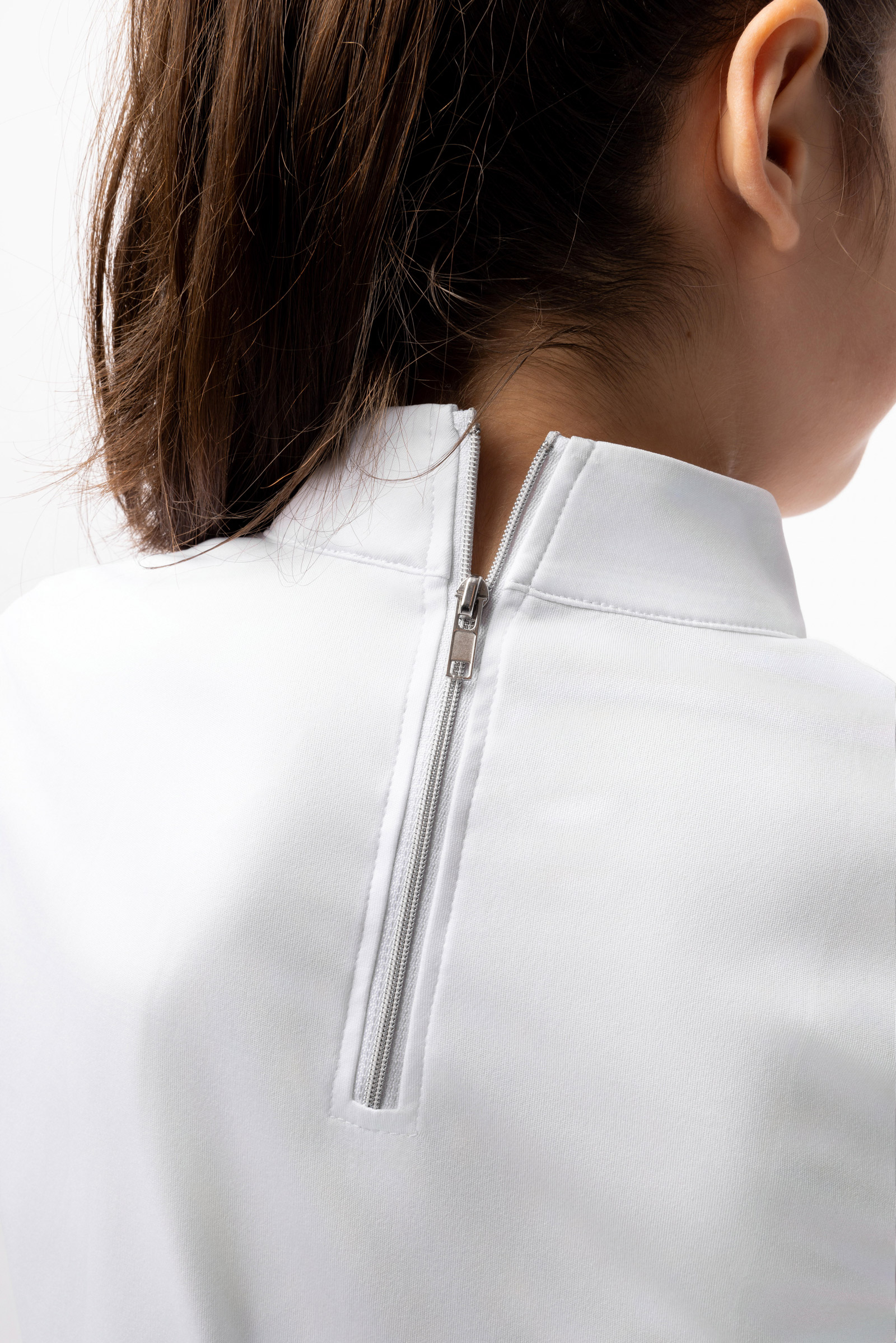 Horze Kaya Camisa de Concurso con Detalle de Diamantes de Imitación para Niños 