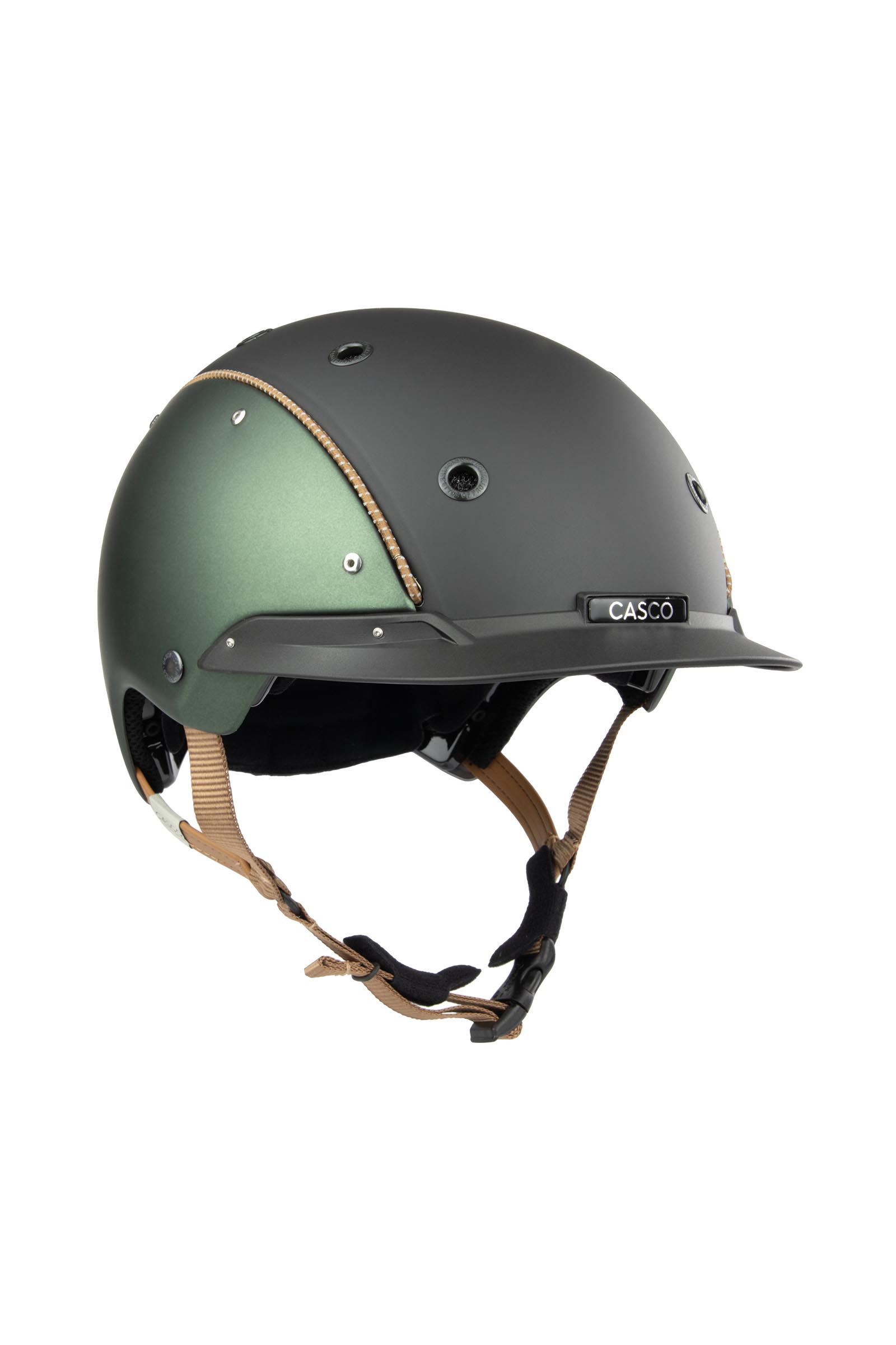 Green Anthracite Matt Casco Champ Prime casco de equitaci&oacute;n