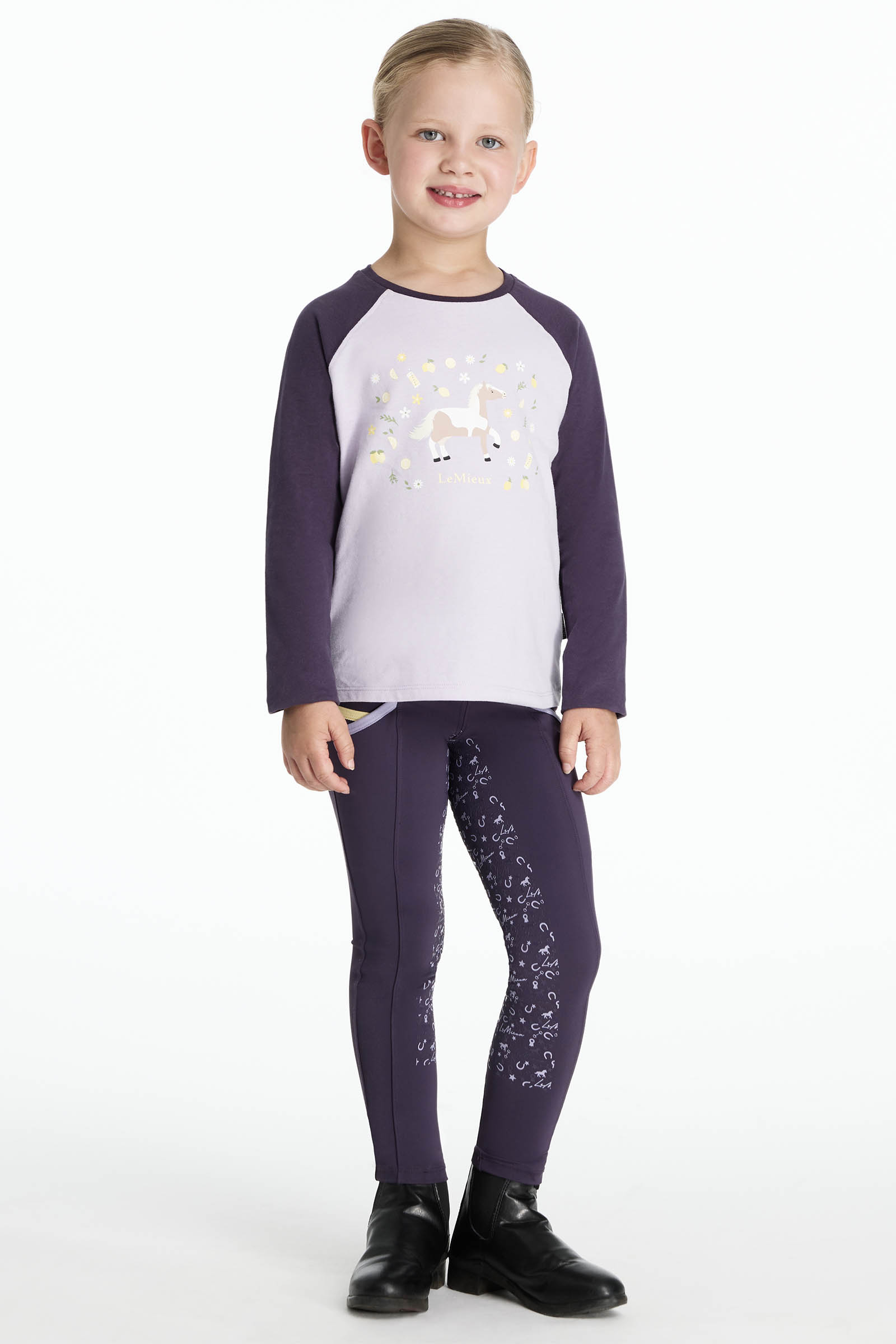 LeMieux Mini Jamie Chancer camiseta infantil de manga larga