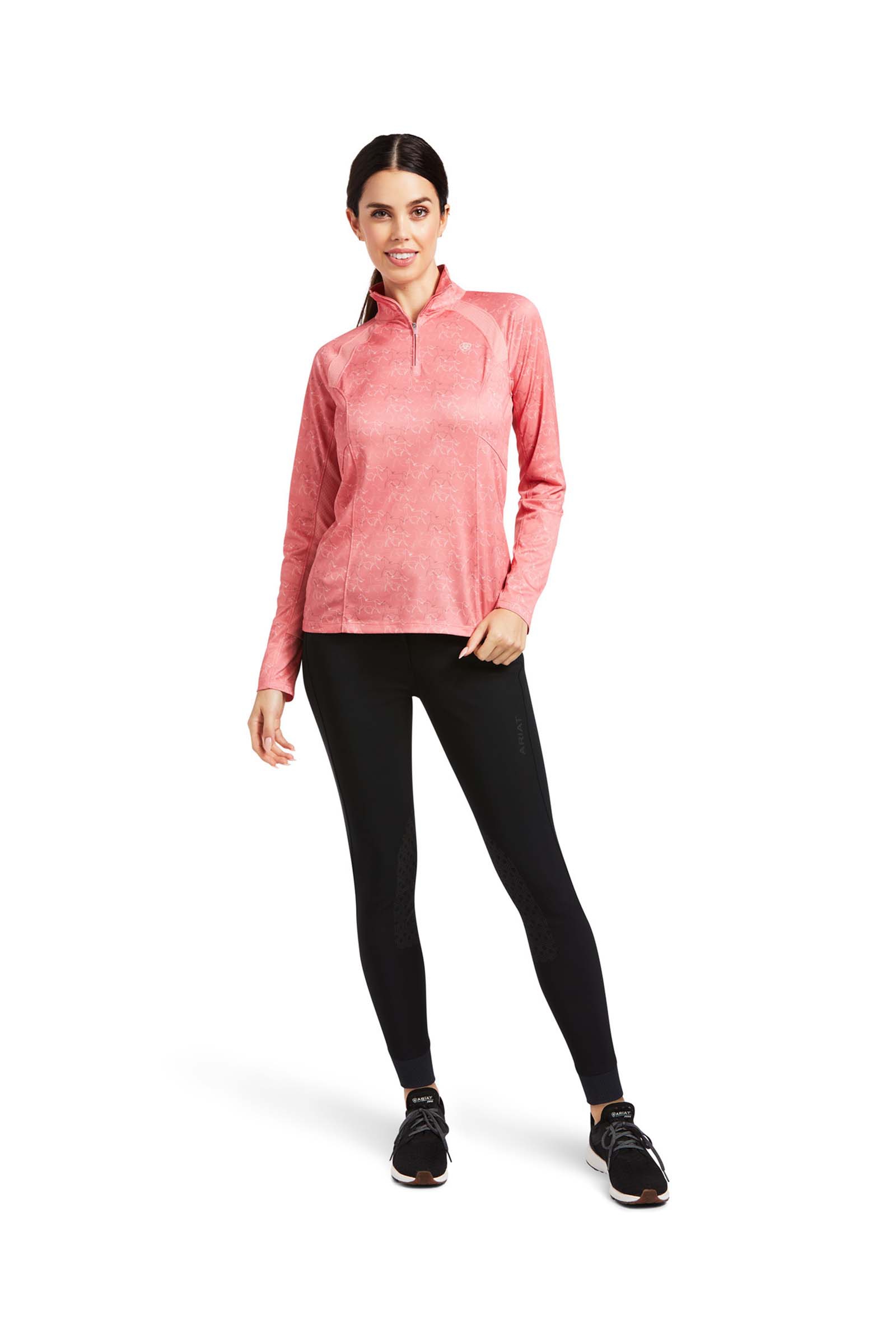 Camisa Capa Base 1/4 Cremallera para Mujer Ariat Sunstopper 2.0